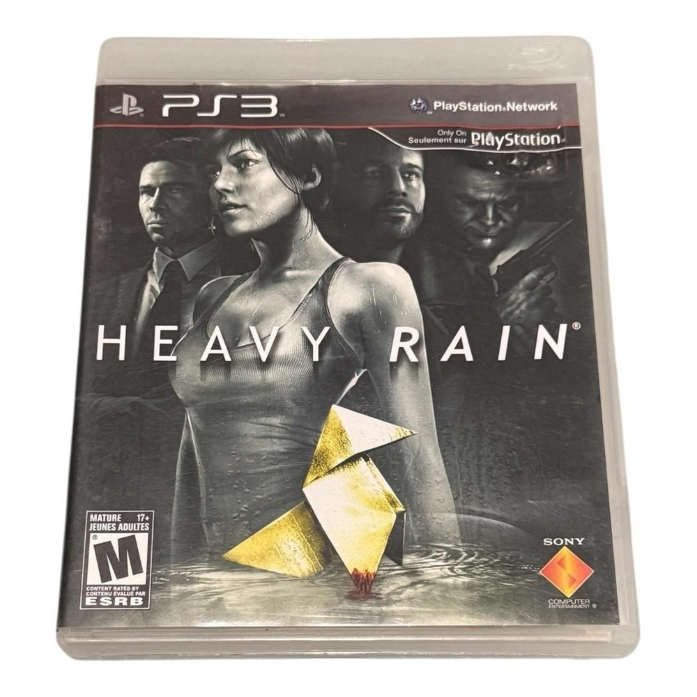 Heavy Rain Sony PlayStation 3 PS3 Video Game Complete M Rated Quantic Dream